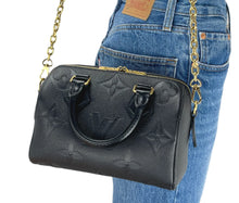 Load image into Gallery viewer, Louis Vuitton speedy 20 empreinte bandouliere noir