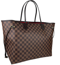 Load image into Gallery viewer, Louis Vuitton neverfull GM in damier