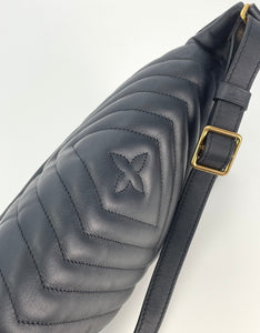 Louis Vuitton New Wave bum bag black leather
