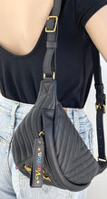 Load image into Gallery viewer, Louis Vuitton New Wave bum bag black leather