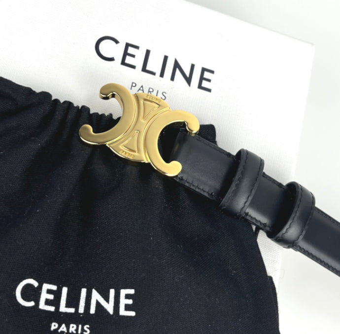 Celine medium triomphe belt size 85