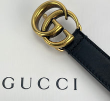 Load image into Gallery viewer, Gucci marmont thin belt double G size 80/32