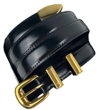 Load image into Gallery viewer, Celine small western belt in taurillon leather size