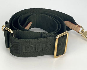 Louis Vuitton logo bandouliere in khaki