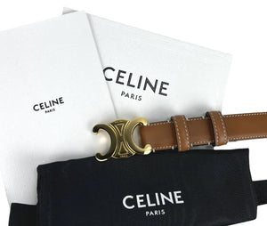 CELINE」 Khaki Trionph Leather Beltサイズ85 - メルカリ