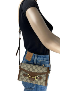 Gucci horsebit mini 1955 crossbody bag