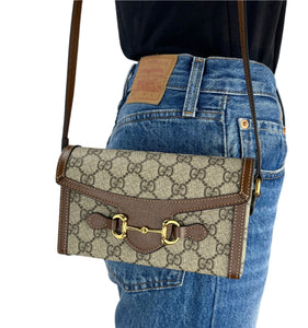 Gucci horsebit mini 1955 crossbody bag