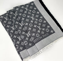 Load image into Gallery viewer, Louis Vuitton denim shawl black