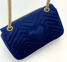 Load image into Gallery viewer, Gucci GG velvet marmont small