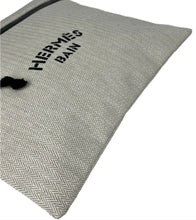 Load image into Gallery viewer, Hermes toile herringbone bain pouch