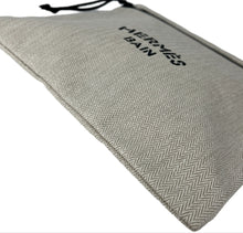 Load image into Gallery viewer, Hermes toile herringbone bain pouch
