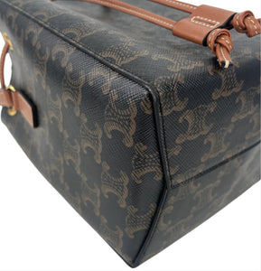 Celine micro sailor bag in triomphe canvas