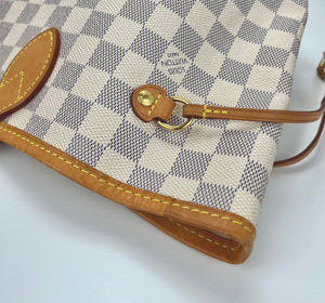 Louis Vuitton neverfull MM damier azur with pochette