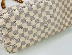 Louis Vuitton neverfull MM damier azur with pochette