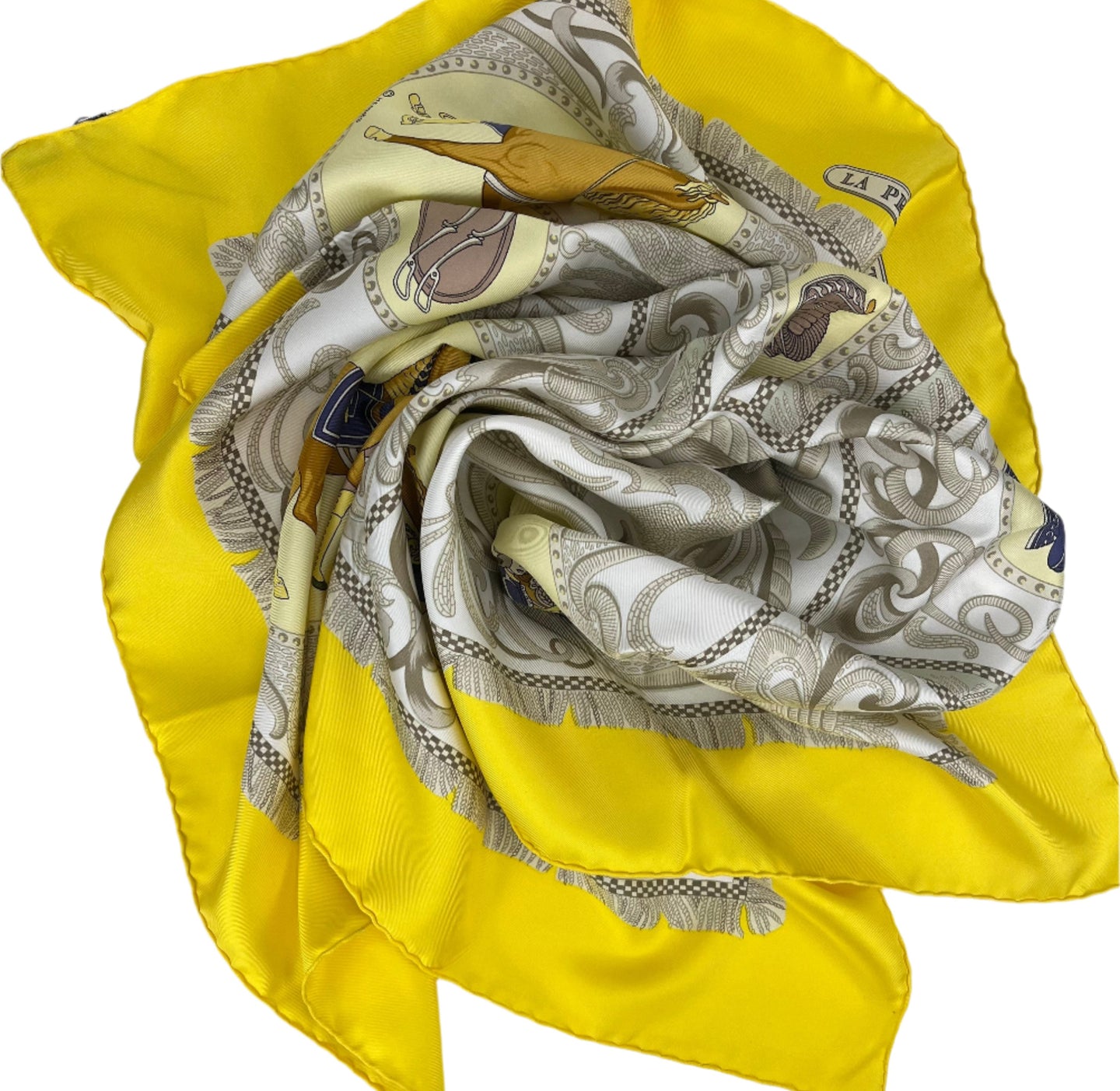 Hermes silk twill 90cm La presentation
