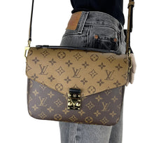 Load image into Gallery viewer, Louis Vuitton pochette metis in monogram reverse canvas