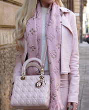 Load image into Gallery viewer, Louis Vuitton logomania shine scarf in pink