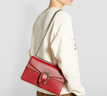 Load image into Gallery viewer, Gucci Dionysus small hibiscus red shoulder bag