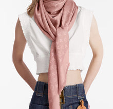 Load image into Gallery viewer, Louis Vuitton classique monogram shawl neutral