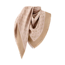 Load image into Gallery viewer, Louis Vuitton monogram denim shawl beige rose