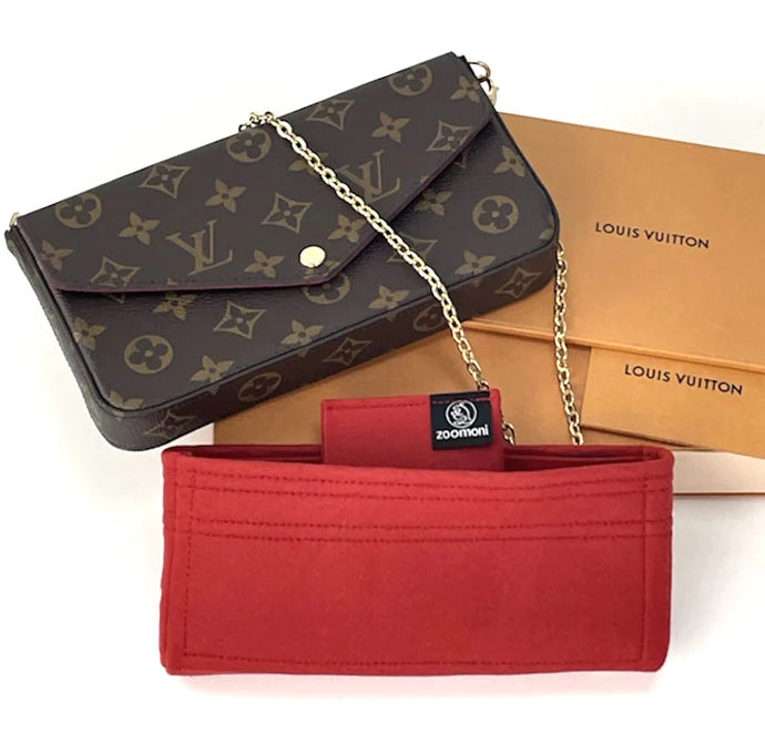 Louis Vuitton pochette felicie in monogram canvas