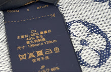 Load image into Gallery viewer, Louis Vuitton denim shawl blue monogram