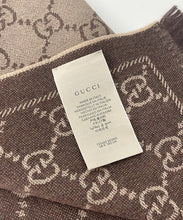 Load image into Gallery viewer, Gucci GG jacquard knitted scarf