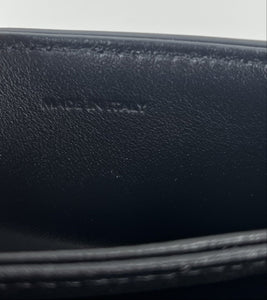 Celine triomphe teen in black shiny calf