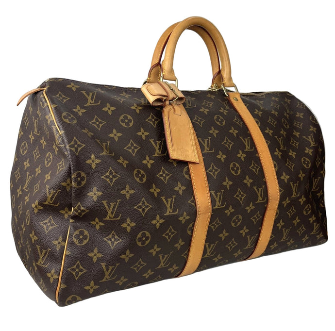 Louis Vuitton keepall 50 in monogram canvas