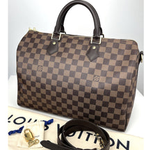 Load image into Gallery viewer, Louis Vuitton Speedy 35 bandouliere in damier