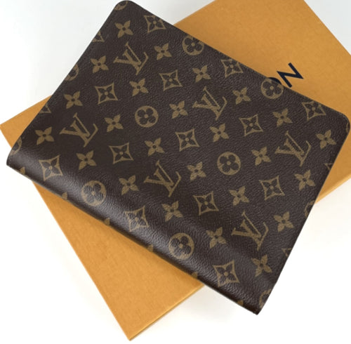 Louis Vuitton desk agenda cover in monogram