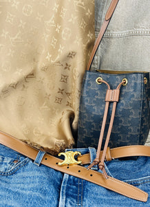 Celine micro sailor bag in triomphe canvas