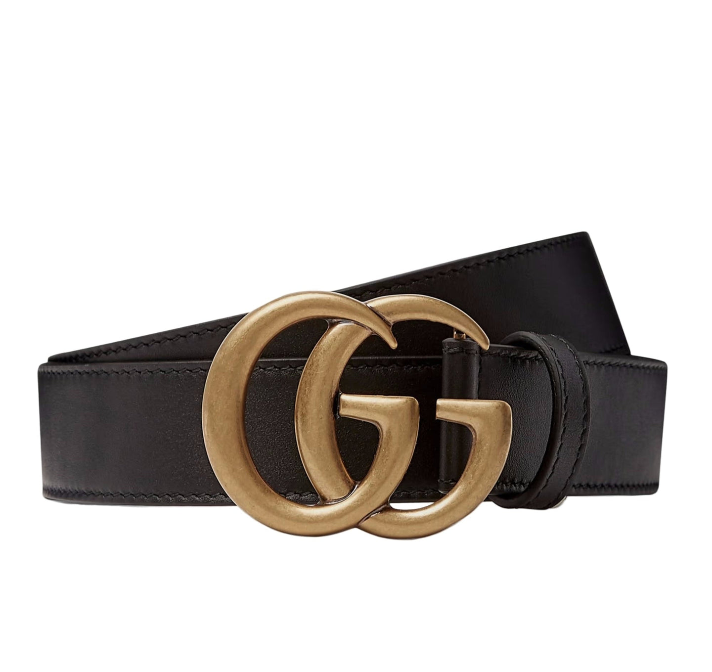 Gucci marmont belt gold size 80