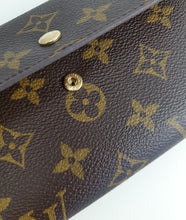 Load image into Gallery viewer, Louis Vuitton sarah wallet monogram