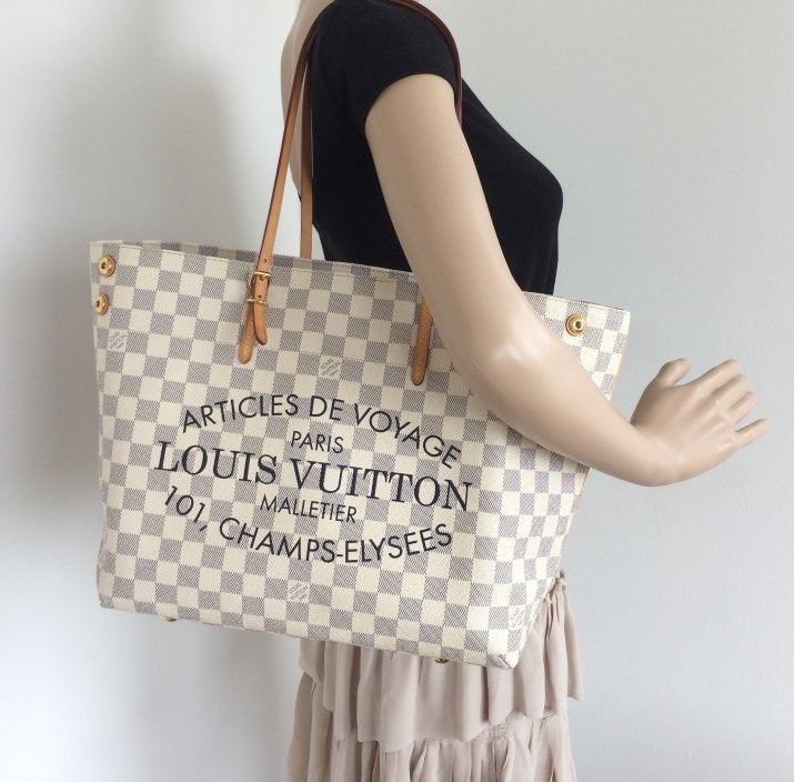 Louis Vuitton cabas voyage azur limited edition