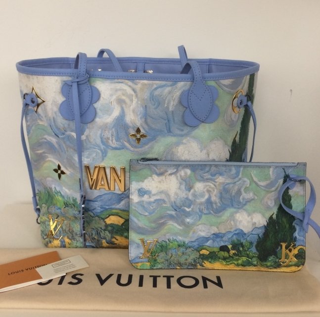 Louis Vuitton Neverfull Jeff Koons limited edition