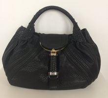 Load image into Gallery viewer, Fendi Spy black calfskin bag