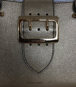 Burberry small buckle tote