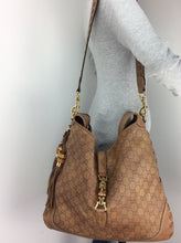 Load image into Gallery viewer, Gucci tan monogram guccissima new Jackie