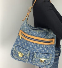 Load image into Gallery viewer, Louis Vuitton denim baggy GM