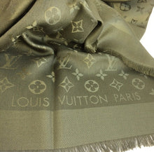 Load image into Gallery viewer, Louis Vuitton monogram shawl khaki