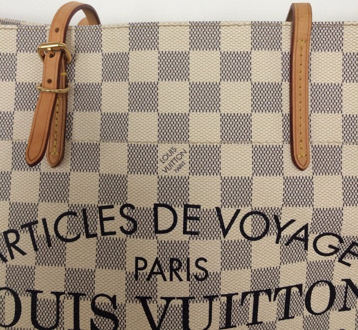 Louis Vuitton Cabas MM Damier Azur Articles De Voyage Limited Edition  repairs unboxing 
