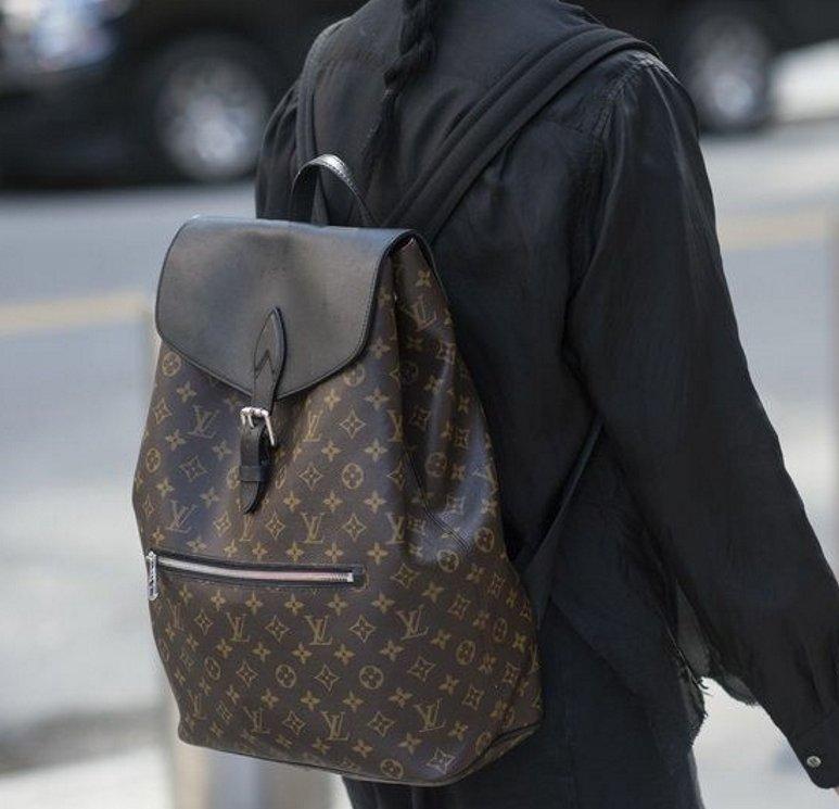 louis vuitton backpack palk monogram macassar Canvas GHW leather trim and palladium Louis Vuitton palk macassar backpack