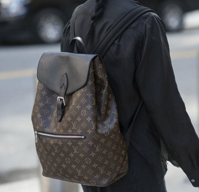 Louis Vuitton palk macassar backpack unisex