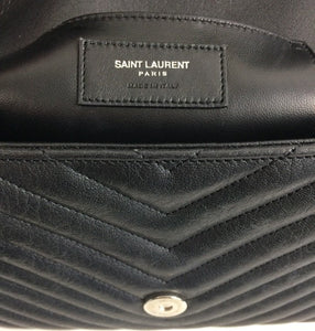 Saint Laurent college medium chain matelasse  bag