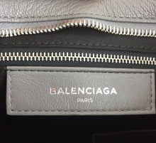 Load image into Gallery viewer, Balenciaga metallic city edge with strap