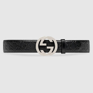 Gucci GG signature interlocking belt size 85