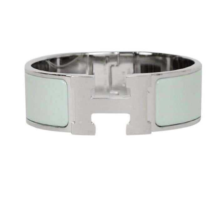 Hermes Clic Clac H palladium wide bracelet
