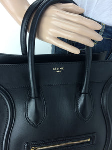 Céline mini luggage in black