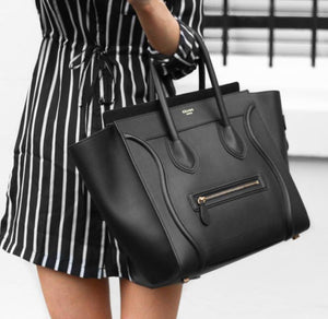 Céline mini luggage in black